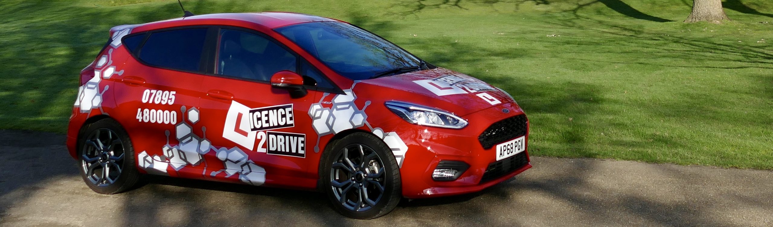 Licence2Drive car at Sprowston Mannor